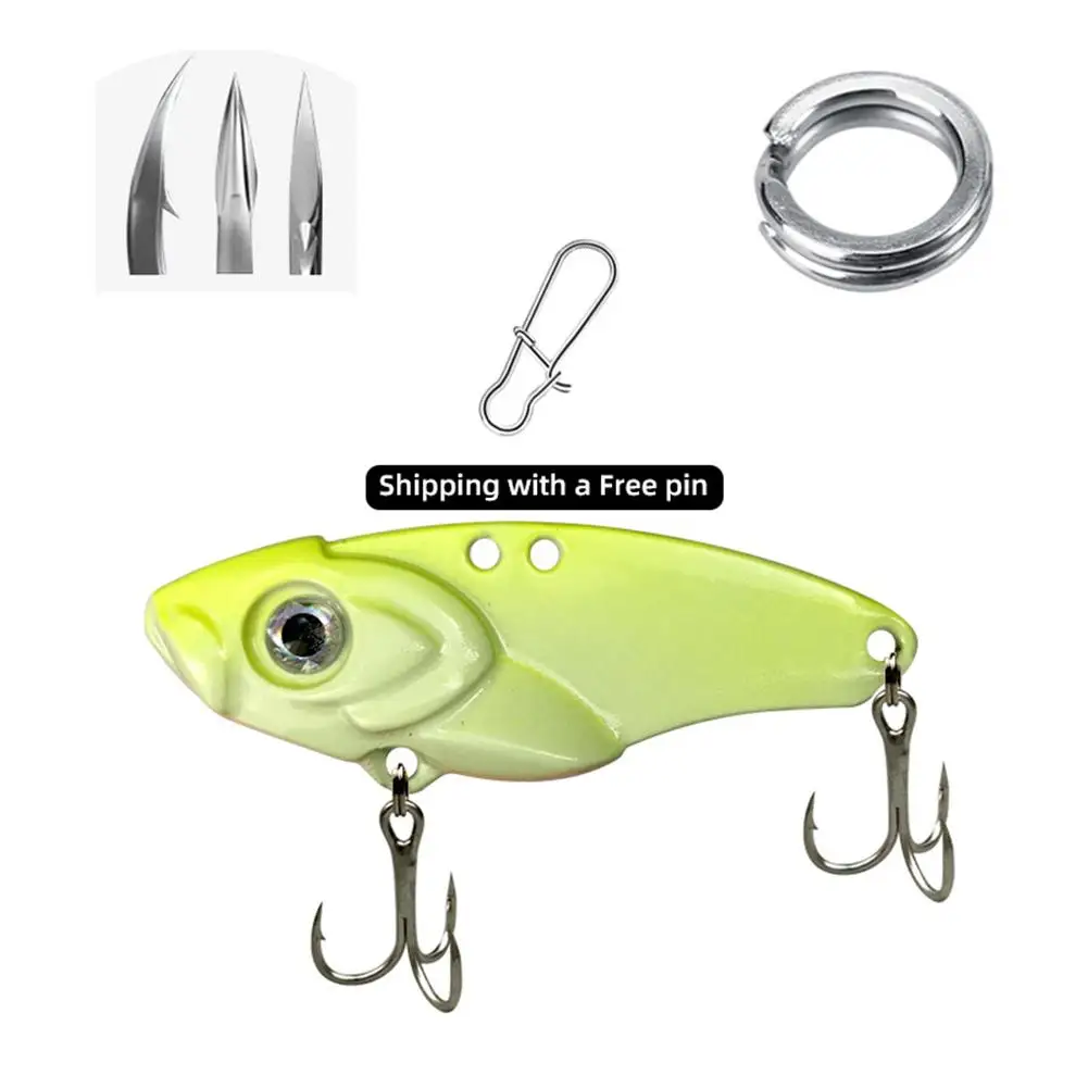 

fishing lure 10/20g 3D Eyes Metal Vib Blade Lure Sinking Vibration Baits Artificial Vibe for Bass Pike Perch Fishing