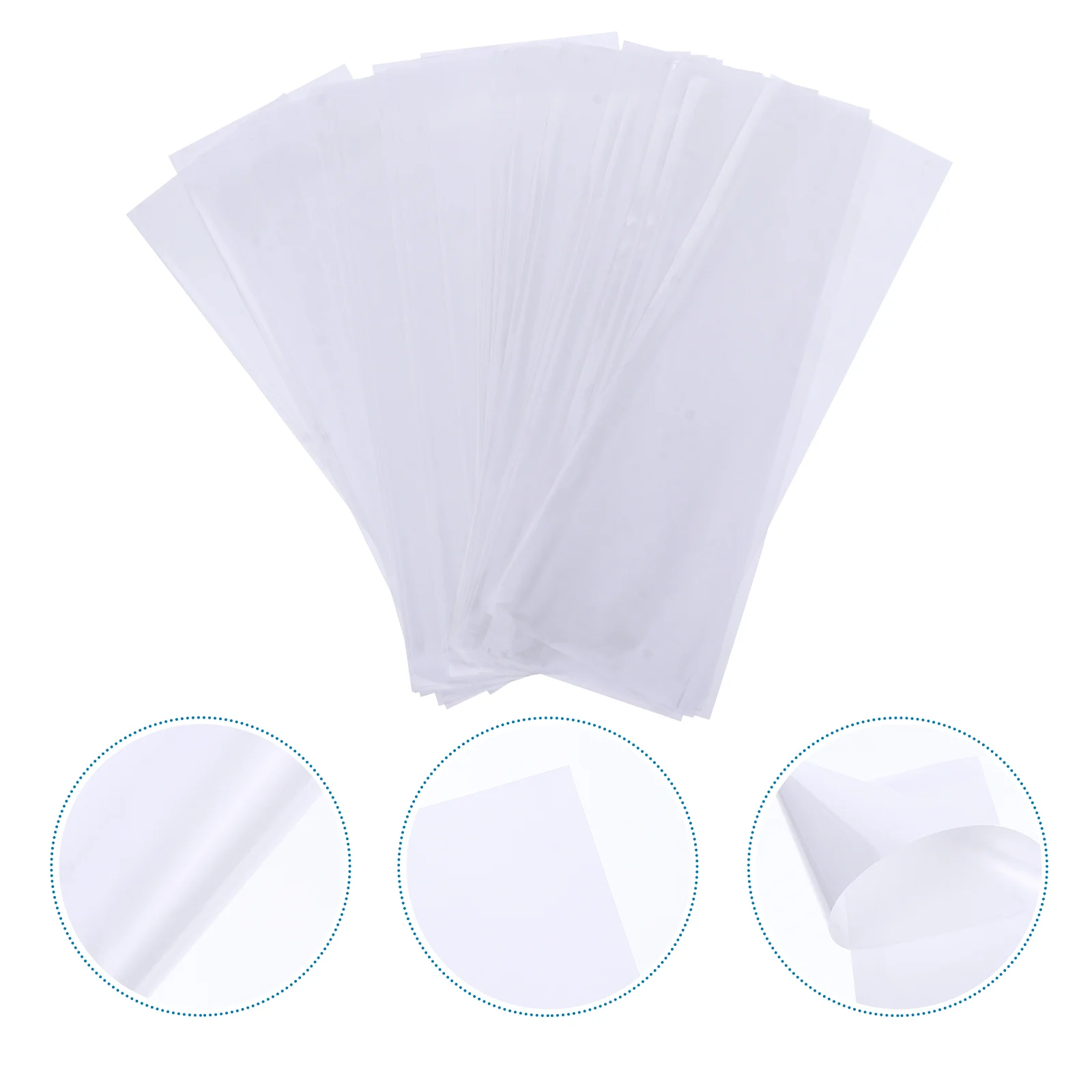 

200 Sheets Hair Dye Paper Release Barber Coloring White Nail Polish Salon Dyeing Separating Tool Hairdressing