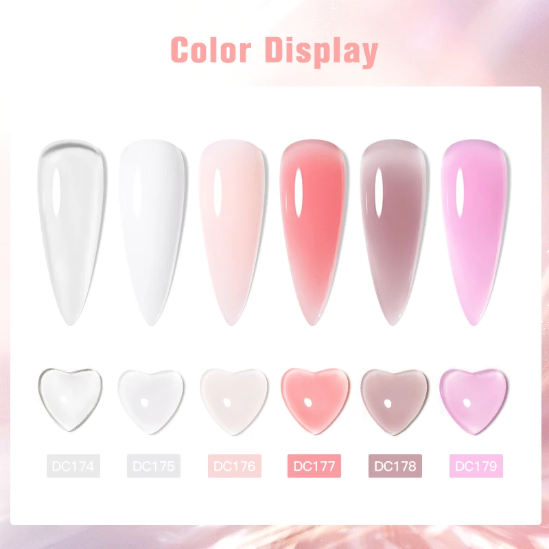 Mtssii 7ml Milky White Quick Extension Gel Nail Polish Nude Construct Hard Gel Semi Permanent Acrylic Extension Nail Art Varnish 3