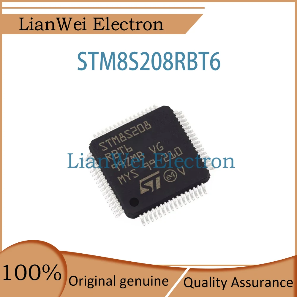 STM8S208 STM8S208RBT6 IC MCU Chip LQFP-64