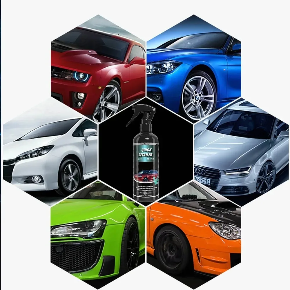 Car Ceramic Quick Detailer Coating Spray Nano Hydrophobic Polish Scratch Repair Remover Paint Protection Crystal Wax Auto Clean