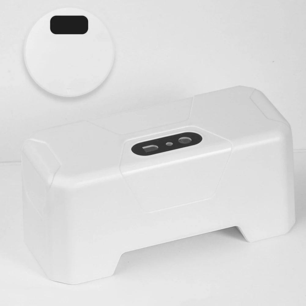 Toilets Flush Valves IPX5 Waterproof Smart Toilets Flush Sensor Button Splash-proof with Wireless Transmitter for Public Toilets