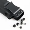 100PCS Short Post Black Steel Chicago Screw Set Cross Head For DIY Belt Loops Clips Kydex Sheaths Holsters Pouch 5