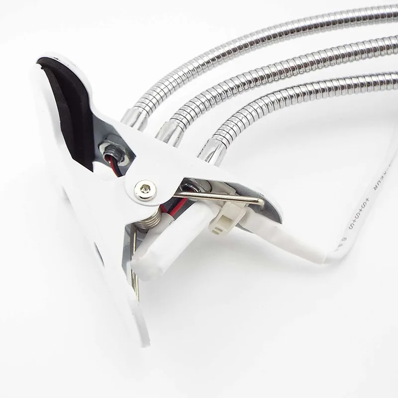 Description Picture 5 of item360 Degrees Flexible Desk Lamp Holder 3 Heads E27 Plug Base Light Socket With On Off  Single Switch Cable For LED Grow Lights