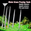 Aquarium Scissors Tweezers Flat Shovel Stainless Steel Water Grass Pruning Tools Fish Tank Cleaning Tool Aquarium Accessories