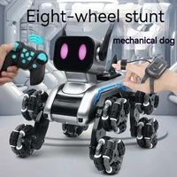 New Robot Toys Electric Dual Remote Control Toys Intelligent Machine Dogs Eight Wheeled Stunt Mechanical Dog Children's Toys 1
