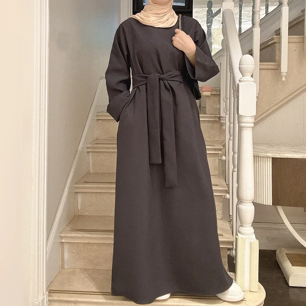 Autumn Winter Abaya Dubai Muslim Hijab Dress Abayas for Women 2023 Turkey Islamic Clothing Arabic Kaftan Robe Femme Musulmane
