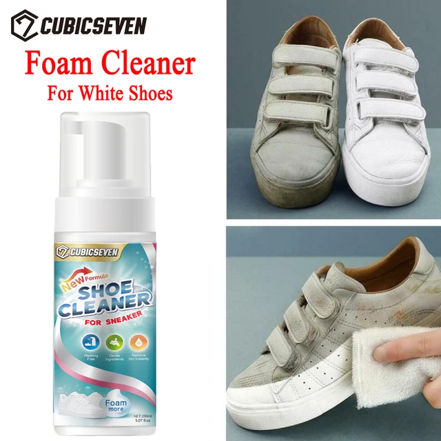 Shoe Cleaner Foaming Shoe Whitener Shoe Cleaner Kit For White Shoes  Sneakers Leather Shoes For Leather Vinyl Canvas Nylon And - AliExpress