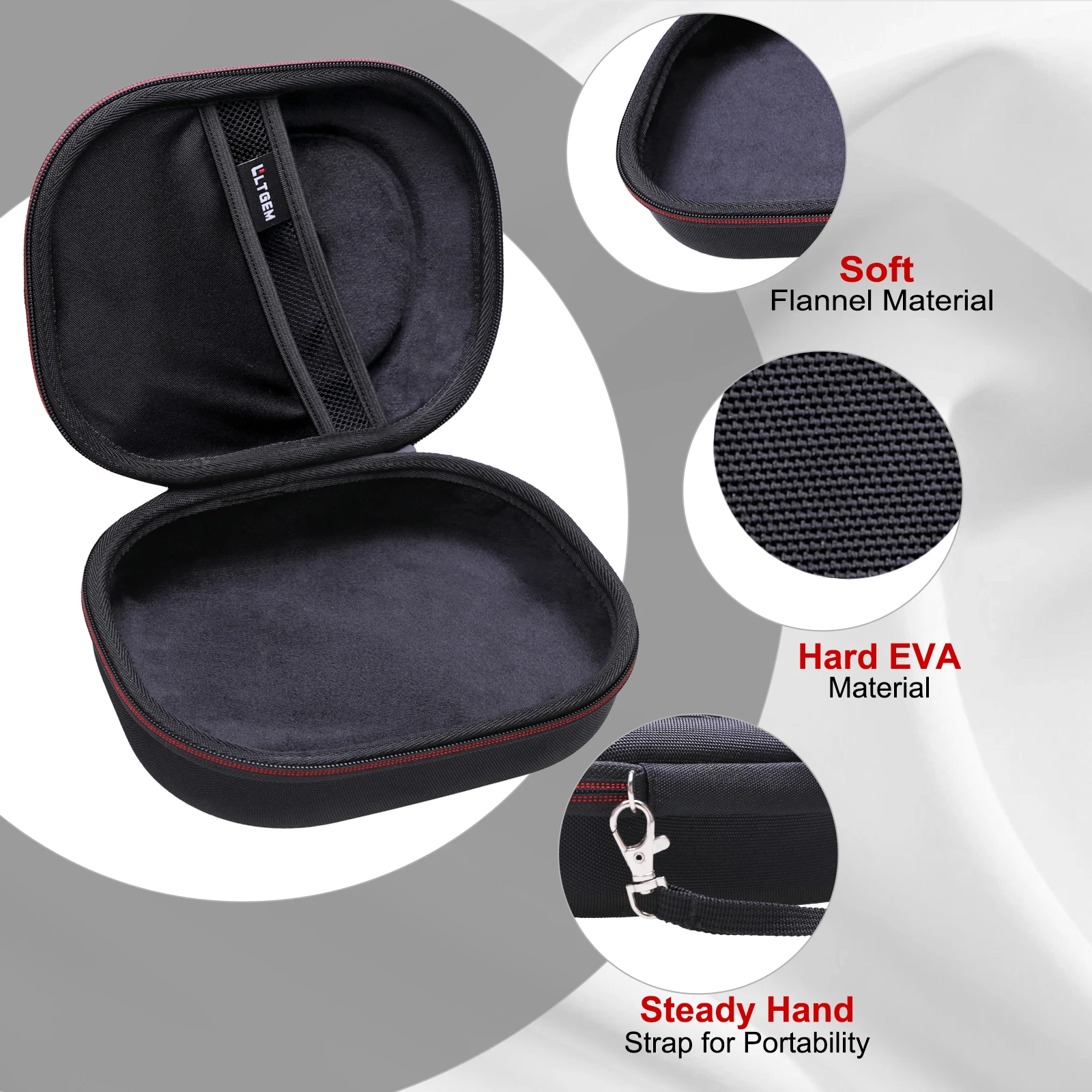 EXCLUSIVE DESIGN Case for JBL LIVE 650BTNCAround-Ear Wireless Headphone Waterproof Protective Box