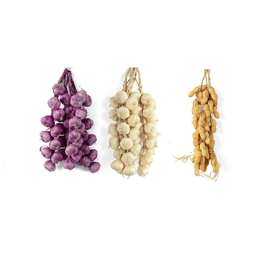 Gresorth 60pcs Kunstgroenten MINI Peper Chili Nep Groente Woonaccessoires Keuken Partij Kerstmis Voedsel Decoratieve