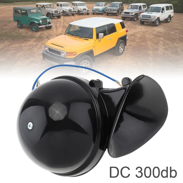 Bocina de aire Universal para coche, claxon de 12V/24v para tren de Caracol  eléctrico, resistente al agua, 2 piezas, para motocicleta, coche, camión,  SUV, barco - AliExpress