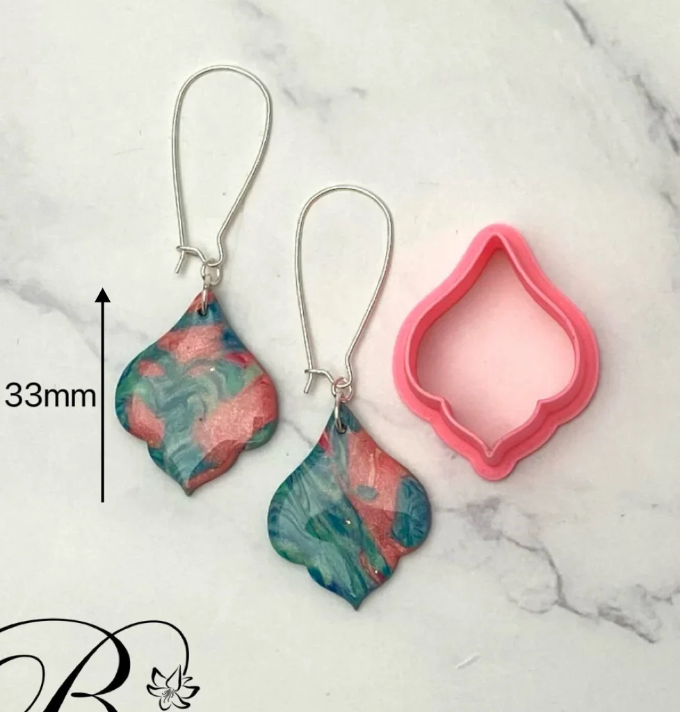 Organic Polymer Clay Cutters for Earrings Making Polymer Clay Earring Cutter polymer clay cutter