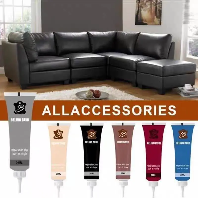 Leather Repair Gel Leather Repair Kit Car Leather Repair 20ml Finish Seat Complementary Refurbishing Cream Paint Maintenance Paste