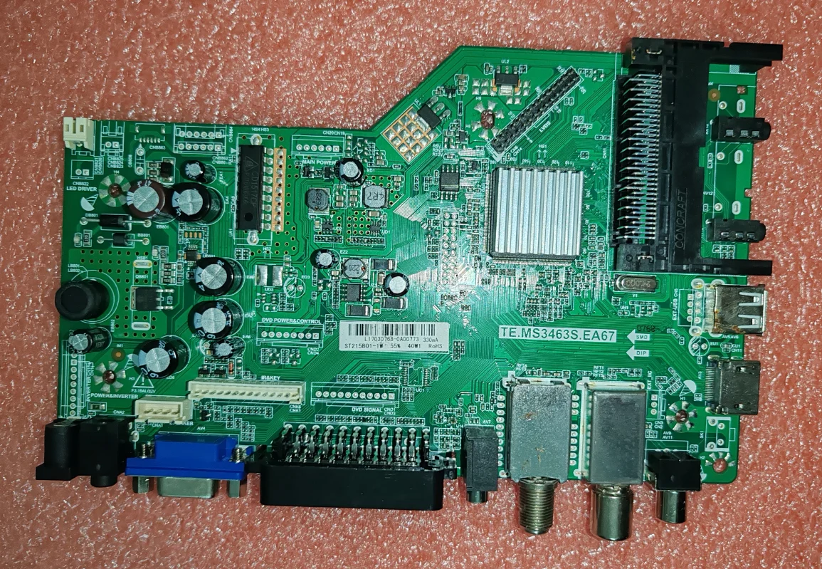 

Free shipping! TE.MS3463S.EA67 TV motherboard for N156BGH-EA2 40W working good