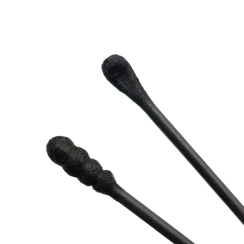 Black 400PCS Double Head Cotton Swab Women Makeup Lipstik Cotton Buds Tip Stick Nose Ear Cleaning Health Care Bastoncillos Oidos