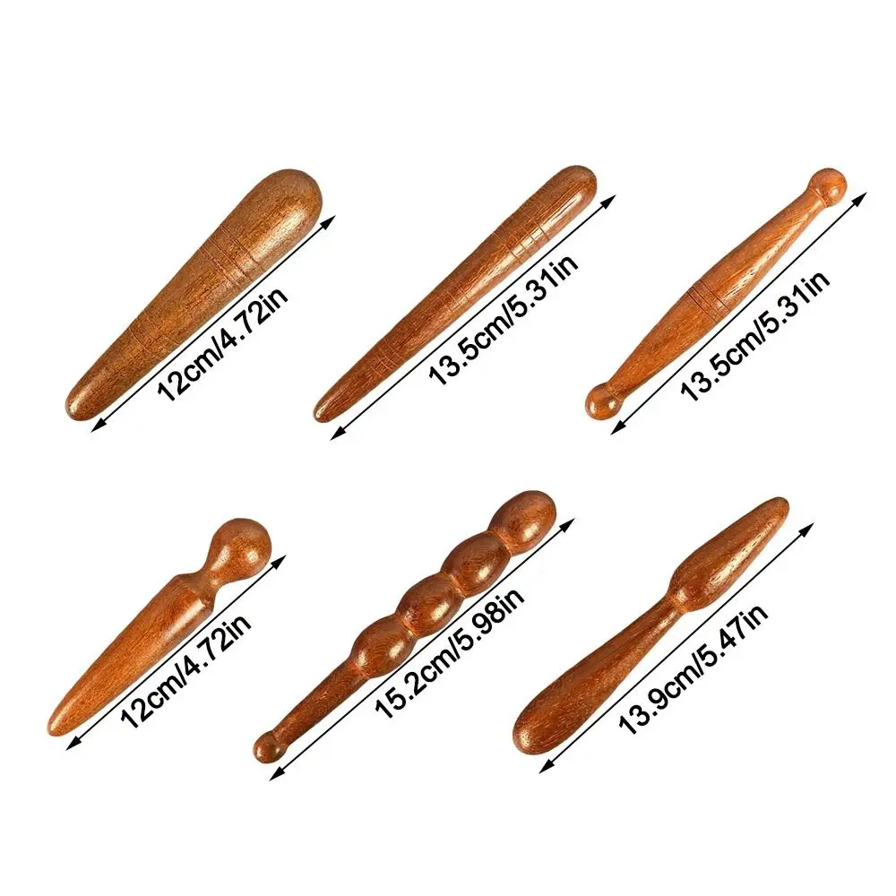 New Wooden Acupoint Massage Stick Mini Round Head Body Massage Stick Foot Reflexology Massager for Relieve Physical Fatigue