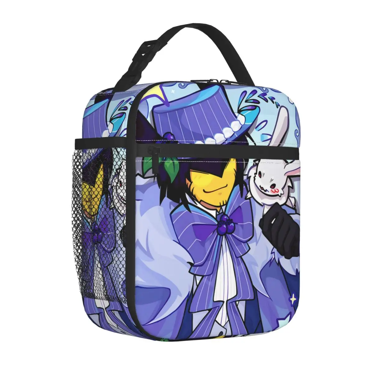 Forsaken Character Chance X Mafioso 도시락 가방 소녀용 그래픽 디자인 도시락 상자 카와이 학교 쿨러 가방 옥스포드 토트 푸드 백