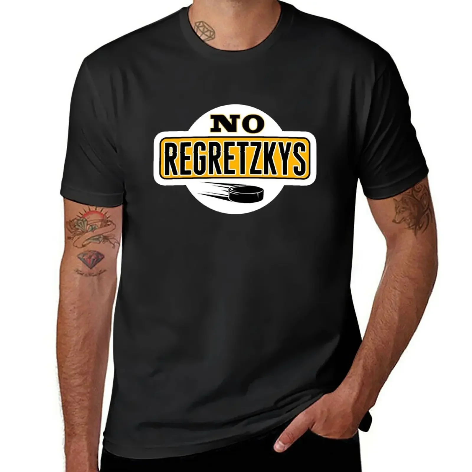 

No Regretzky T-Shirt quick-drying summer clothes korean fashion shirts graphic tees funny t shirts for men