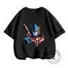 Hot Movie Transformers for Summer Coolness Boys' Elastic Prints on O-neck T-shirts Affordable Street Style for Children 1