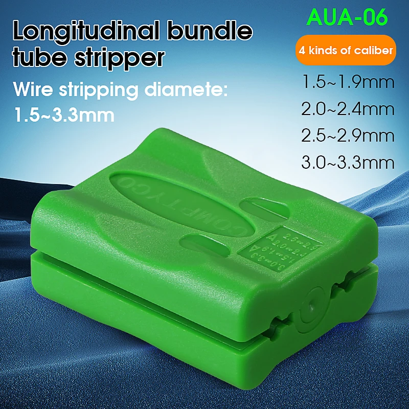 AUA-06 Longitudinal Bundle Stripper Fiber Optical Loose Tube Cable Jacket Slitter 1.5-3.3mm Fiber Stripper Slitter Tools