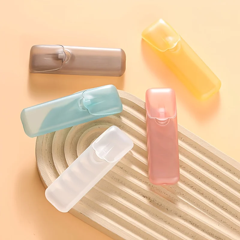 Toothpick Storage Boxes 5pcs Holder Lid Home Kitchen Dining Table Hotel Restaurant Portable Case