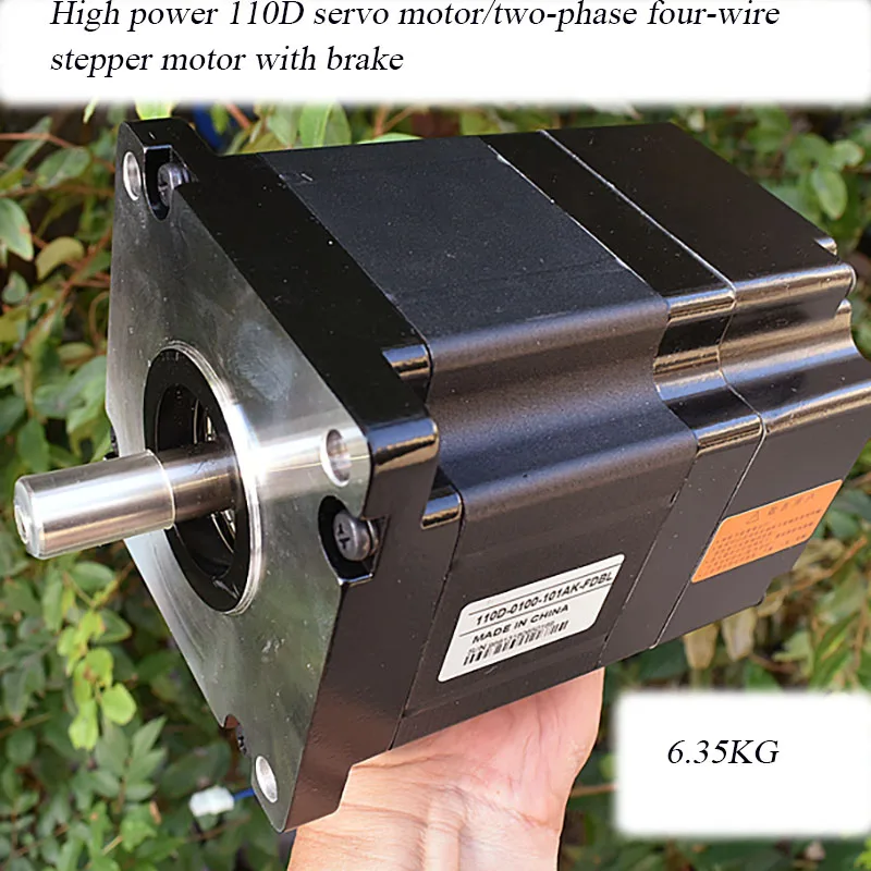 High Power 110D Servo Motor Shaft Diameter 15MM Twophase Fourwire