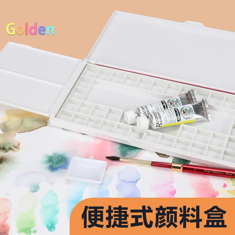 NEEF 36색 수채화 및 구아슈 물감 세트 - 학생과 예술가를 위한 휴대용 팔레트, 그림 그리기 및 미술 프로젝트에 이상적