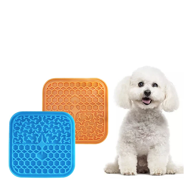 Pet Lick Silicone Mat for Dogs Pet Slow Food Plate Dog Bathing Distraction Silicone Dog Sucker Food Training Dog Feeder Supplies 1