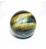 30-50mm Natural Blue Tiger Eye Quartz Ball Crafts Healing Stones Chakra Carved Reiki Stand Gift 1