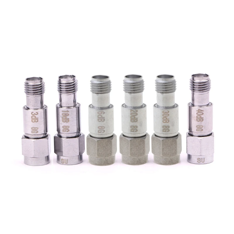RF Coaxial Attenuator SMA Male to Female DC-6GHz 8GHz 2W 50ohm Used in Mobile Communications Aviation Fixed DropShipping 2