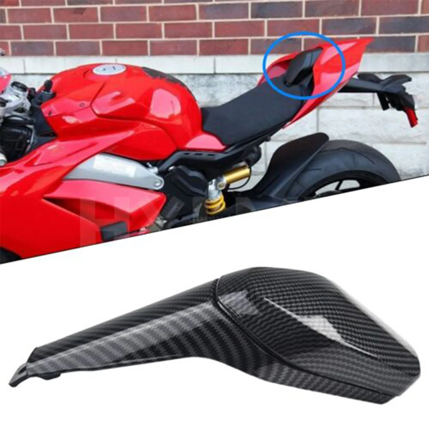 

Rear Seat Tail Cover Fairing For Ducati Panigale V2 V4 V4S V4R 2022 2021 Hump Cowling Single Core 2020 2019 2018 ABS Accessories