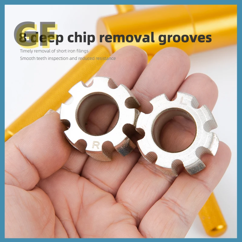 프레임 알루미늄 합금 수리 도구 키트 스레드 하단 홀더 태핑 고강도 강철 도구 1.37x24T