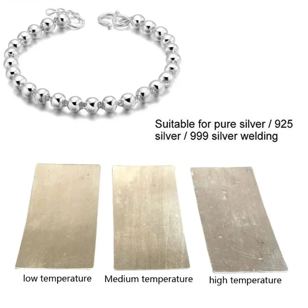 Silver Solder Piece Jewelry Welding Plate Tool Silver Welding Forming Soldering Brazing