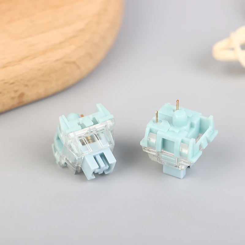 

Pale Bluish-White Silent Switches Deep Switches Keyboard Mechanical Keyboard Tactile Linear Switch