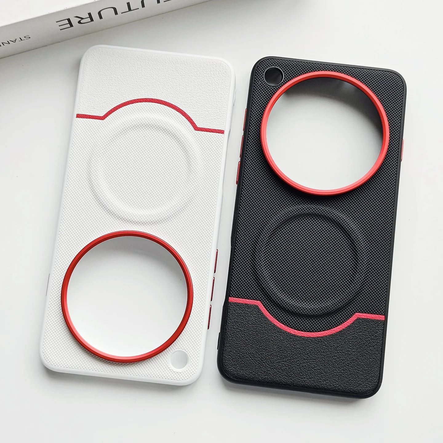 Leather Protective Case with Magnetic Grip - Anti-Drop and Scratch Resistant Cover