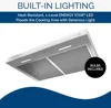 Broan-NuTone Energy Star Certified Ligh Glacier 30in Under-Cabinet 4-Way Convertible Range Hood W/ 2-Speed Exhaust Fan and Light 4