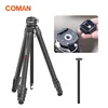 COMAN Zero F38 Carbon Fiber Lightweight Travel Tripod Professional Dslr Camera Tripod For Film making Smartphone Maxload 39.6lbs 1