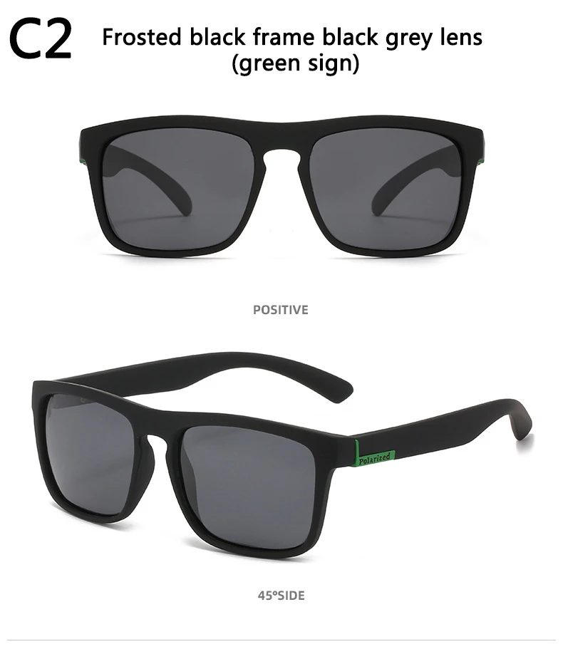 BOYSEEN Männer Polarisierte Stick Sonnenbrille Marke Design Sport Stil Gläser UV400 gafas de sol hombre – Detail 7