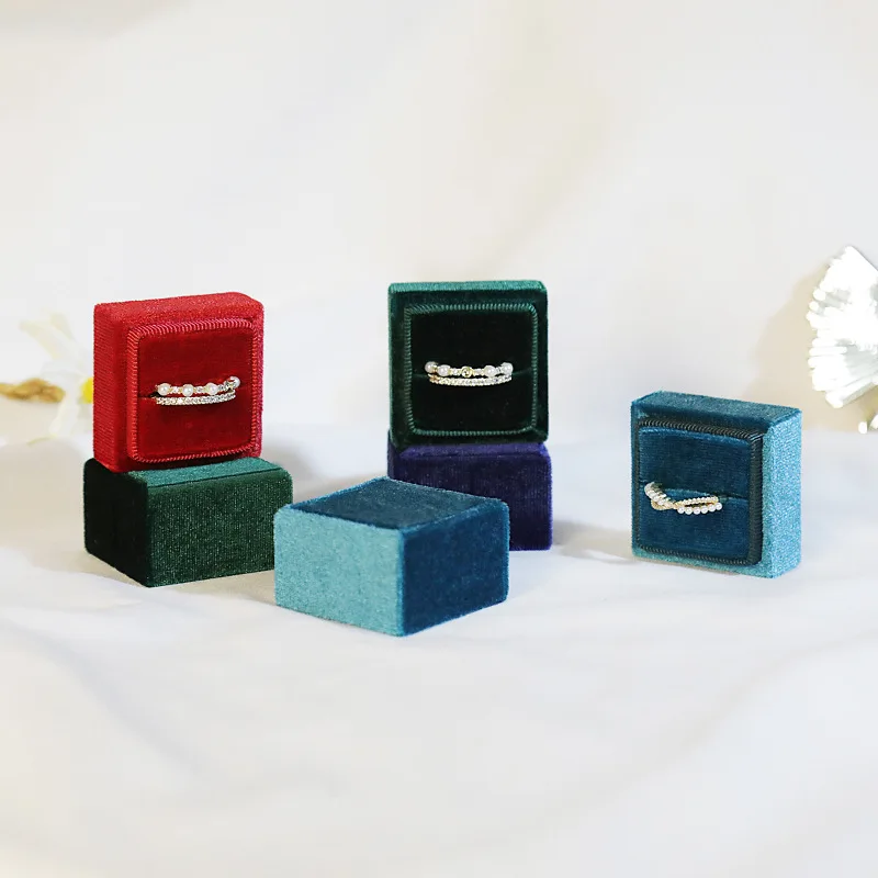 New Velvet Ring Box, Ring Gift Box, Jewelry Storage Box