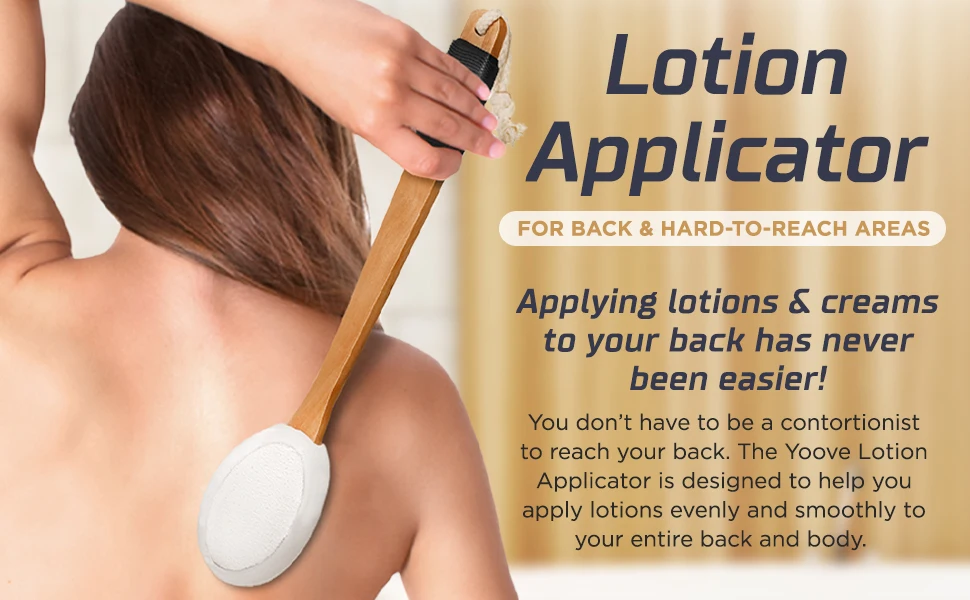 lotion back applicator for women men cream serum scrubs reach behind