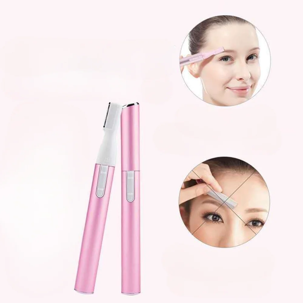 Practical Electric Face Eyebrow Scissors Hair Trimmer Mini Portable Women Body Shaver Remover Blade Razor eyebrow trimmer set eyebrow trimmer eyebrow razor set electric epilator hair shaver eyebrow razor facial hair remover eyebrow scissors hair remover eyebrow trimmer blade