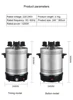 DMWD 1200W Automatic Barbecue Machine Electric Grill Small Household Smoke Free Family Flip Grill Electric Skewer 9/10 Kebabs 6
