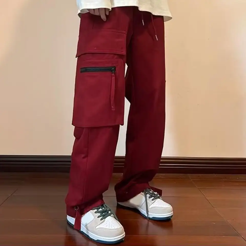 Pantalon De Jogging Hip-hop Pour Homme - Taille élastique - Cordon