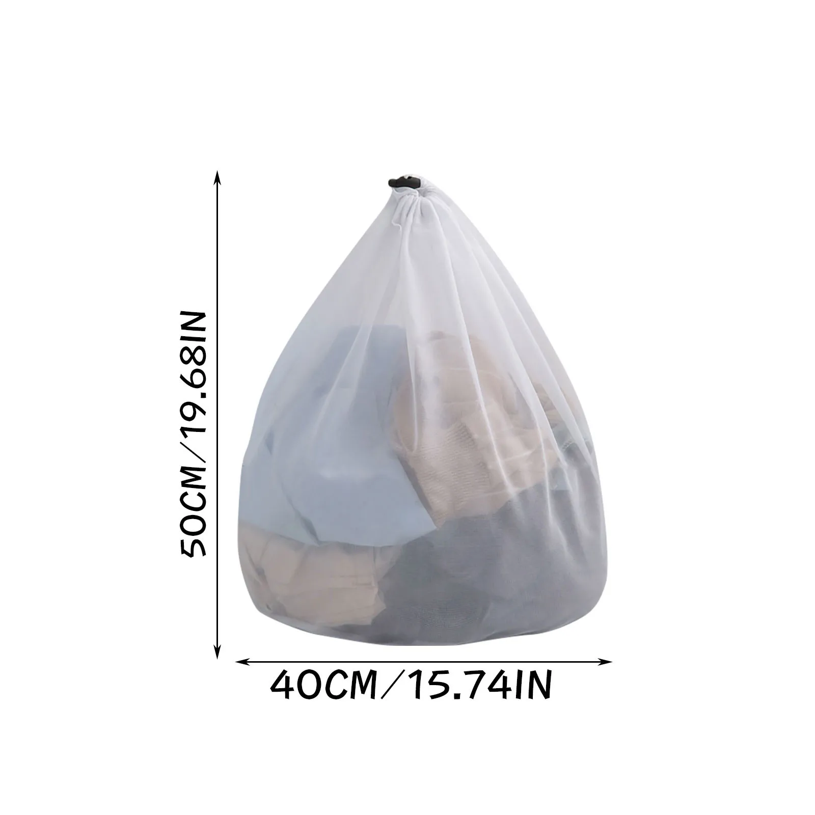 Practical Large Washing Net Bags, Durable Fine Mesh Laundry Bag With Lockable Drawstring 4