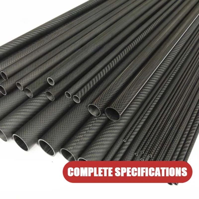 Carbon Fiber Tube 1 PCS Length 1000MM Diameter 4-9mm for RC Model Aircraft Drone