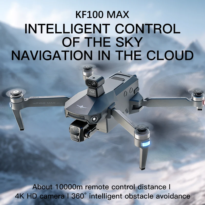 2025 KF100 GPS Drone 8K Professional Dual Camera 3-Axis Gimbal Brushless Obstacle Avoidance Large Screen 5G FPV Dron Quadcopter
