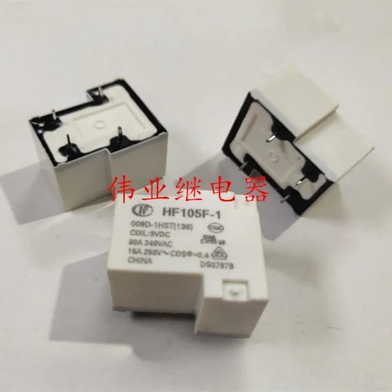 (Brand New Original)1pcs/lot 100% original genuine relay:HF105F-1 009D-1HST 30A 4pins HF Relay