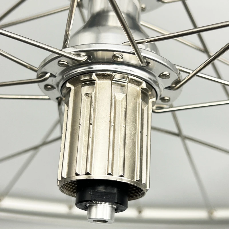 700C Road Bicycle Wheelset Aluminum Alloy Double-layer