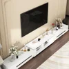 Modern TV Console Extendable Media Console, Adjustable Length, Contemporary Entertainment Center with Drawers and Legs, f 4