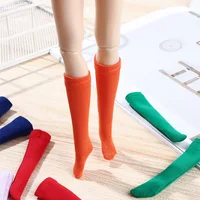 Fashion Doll Socks 1/6 Doll Stockings Clothes Accessories Candy Color Middle Tube Socks For 30CM BJD Dolls Accessories Kids Toys 2